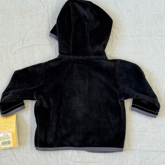 Disney Classic Pooh Train Newborn Black Velvet 2pc. Set Hoodie Jacket Pants 2009 - Picture 6 of 15